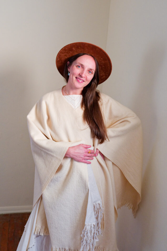 woolen poncho