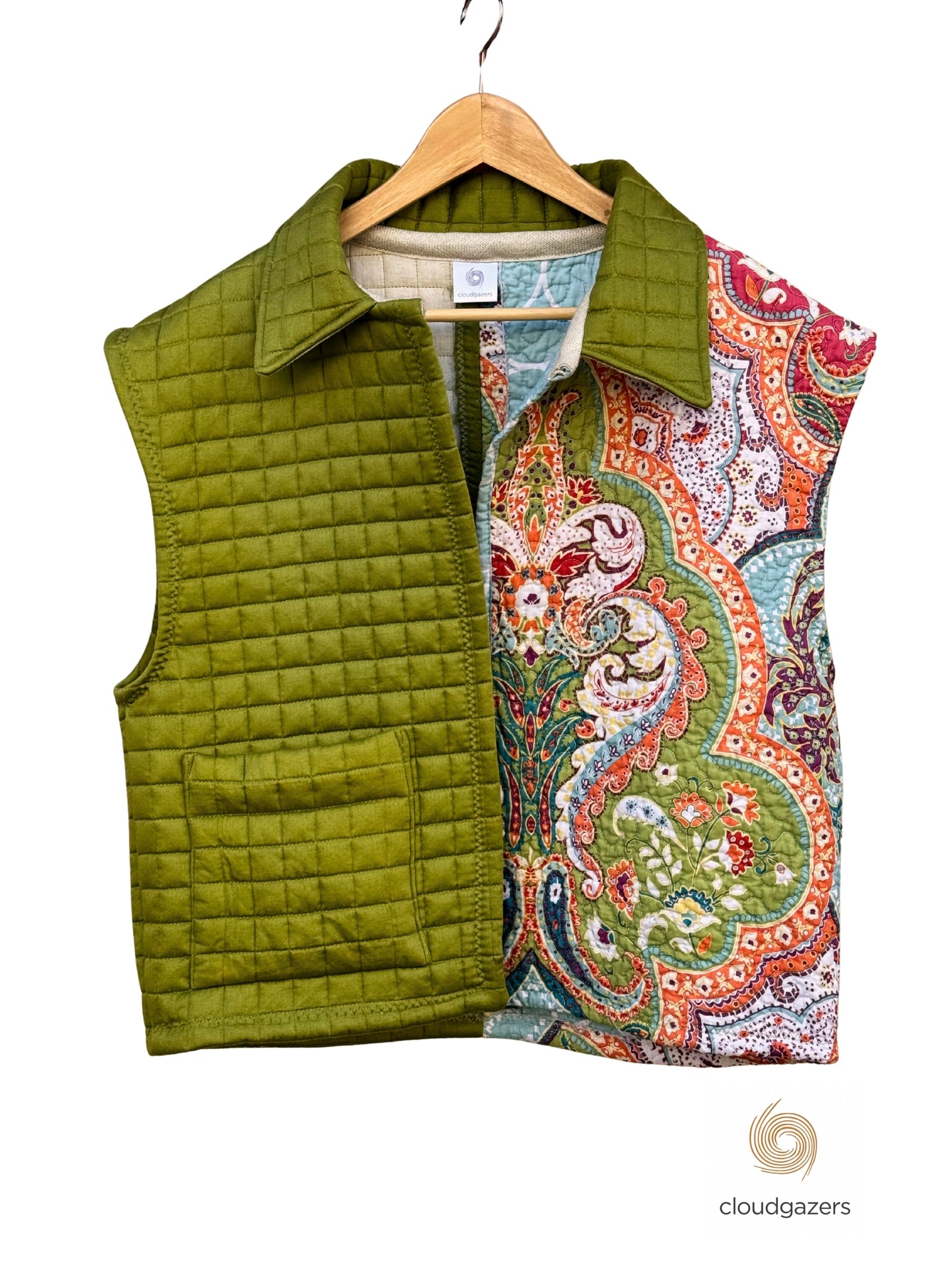Re-imagined Split Quilted Vest - Image 2