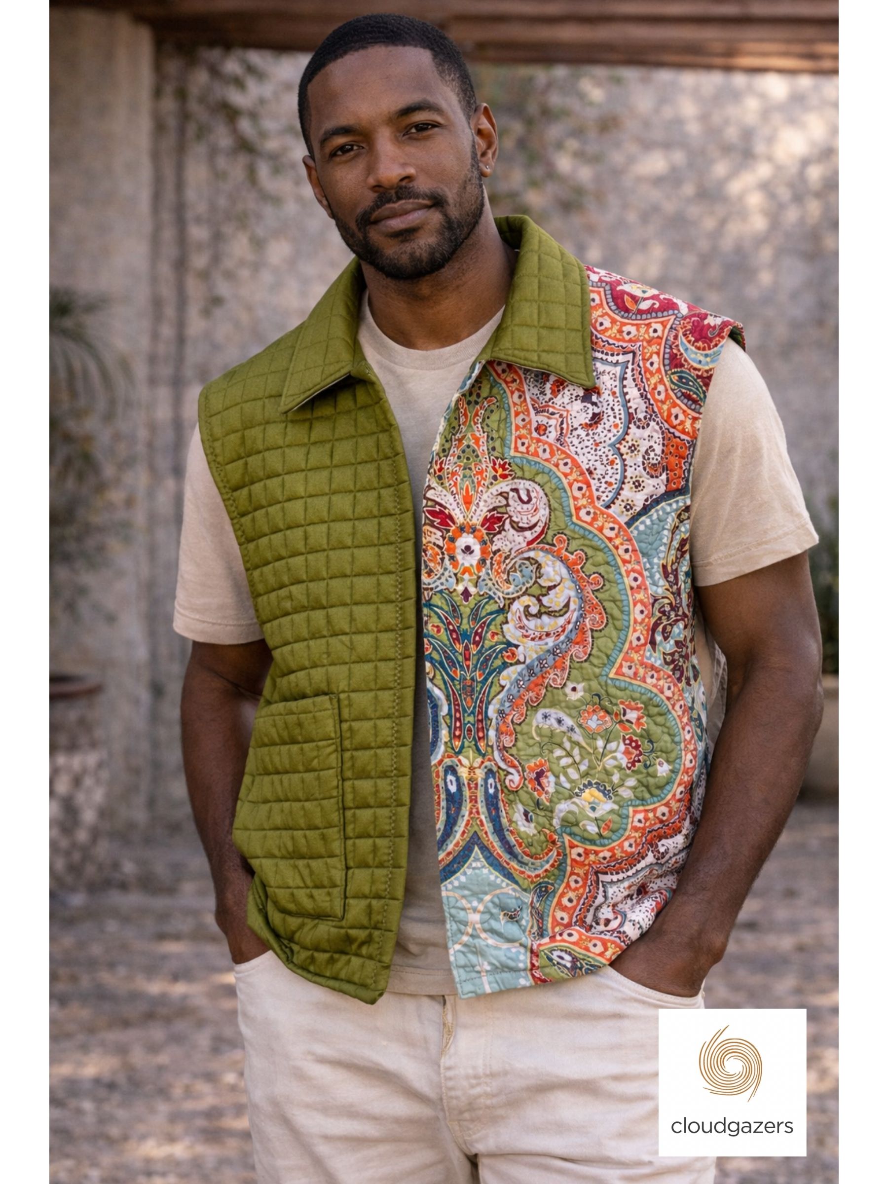 Re-imagined Split Quilted Vest
