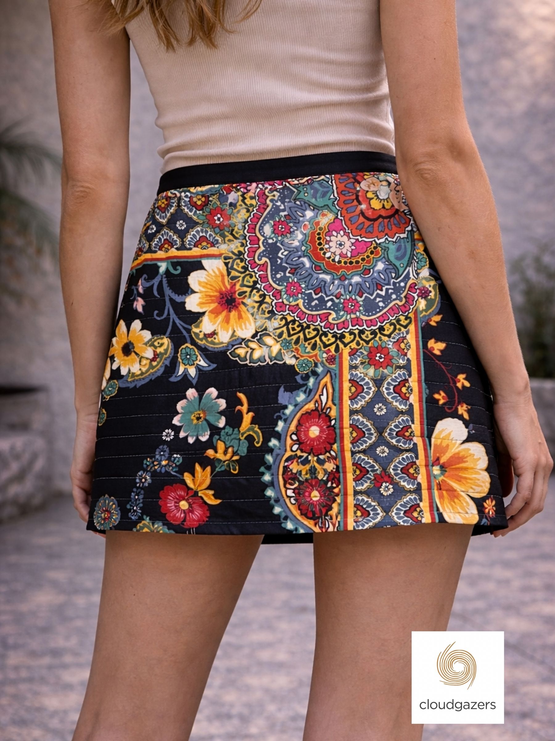 Mandala Muse Mini Skirt - Image 2